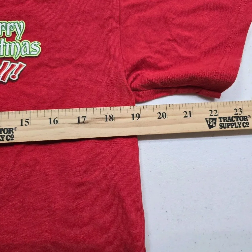 Merry Christmas Y'all! T-Shirt Med Palm Tree Christmas Lights Whimsical Holiday